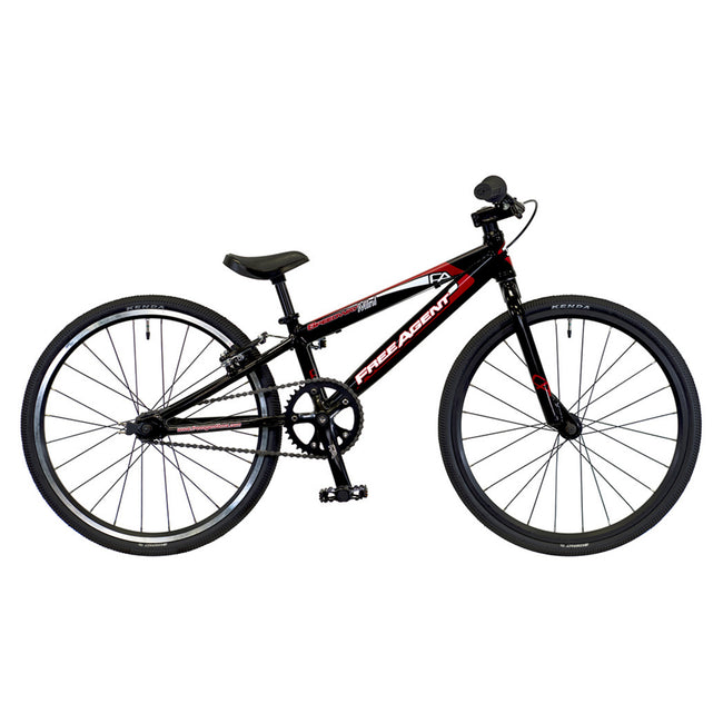 Free Agent Speedway Mini BMX Race Bike-Black - 1