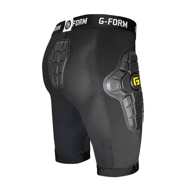 G-Form EX-1 Bike Short Liner-Black/Yellow - 3