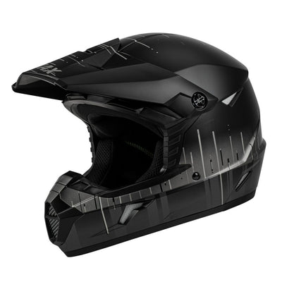 GMAX MX-46 Frequency BMX Race Helmet-Matte Black/Grey