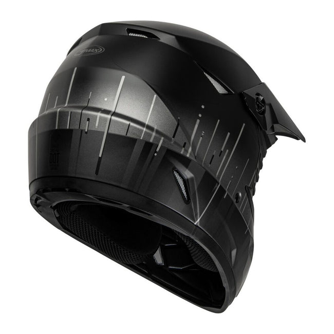 GMAX MX-46 Frequency BMX Race Helmet-Matte Black-Grey – J&R Bicycles, Inc GMAX MX-46 Frequency BMX Race Helmet-Matte Black-Grey – J&R Bicycles, Inc