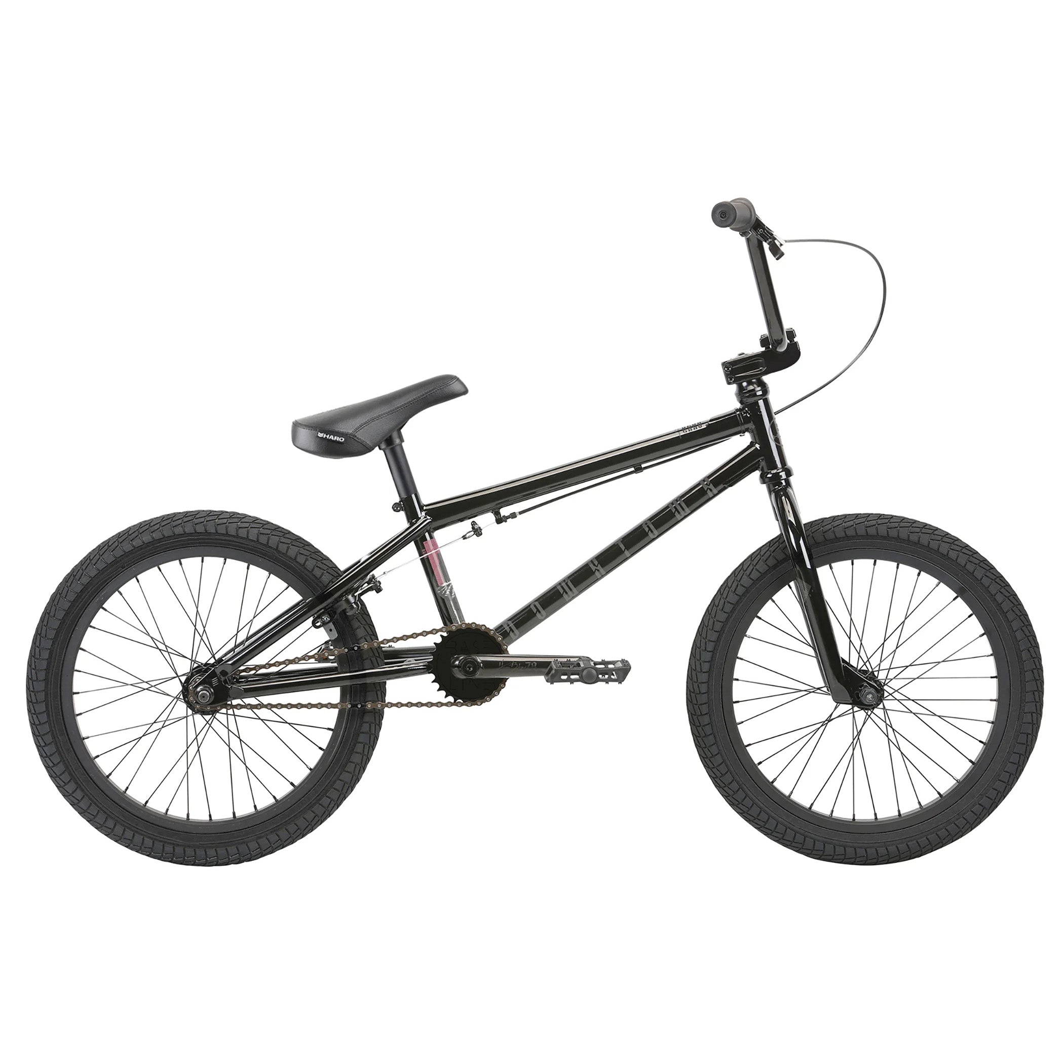 Haro Downtown 16in BMX Bike-Gloss Black at J&R Bicycles – J&R