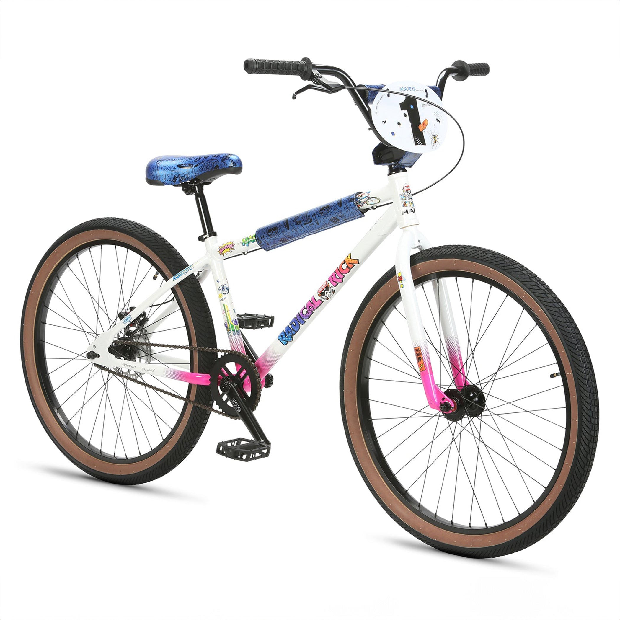 Haro Radical Rick 26in BMX Freestyle Bike-White – J&R Bicycles, Inc.