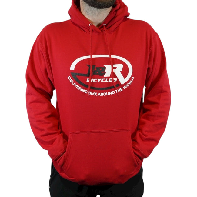 J&amp;R Bicycles Hoodie-Red - 1