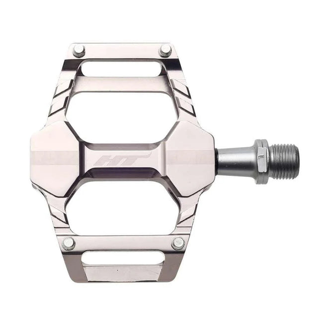 ht flat pedal HT Components AR06 Cheetah Pedals Black