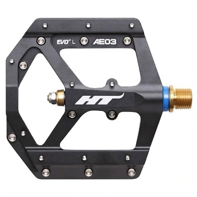 bmx metal pedals HT AE03T Ti Evo+ Platform BMX Pedals