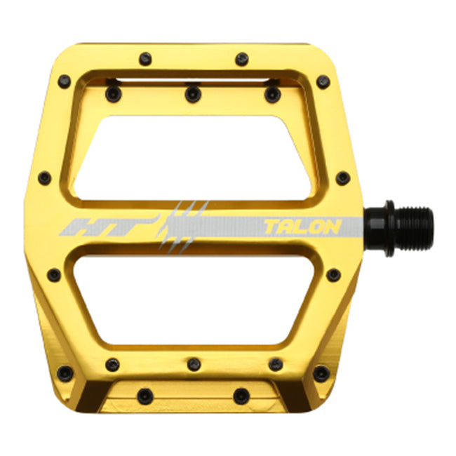 flat pedals yellow HT Pedals AN71 Talon Platform Pedal CrMo Royal Blue
