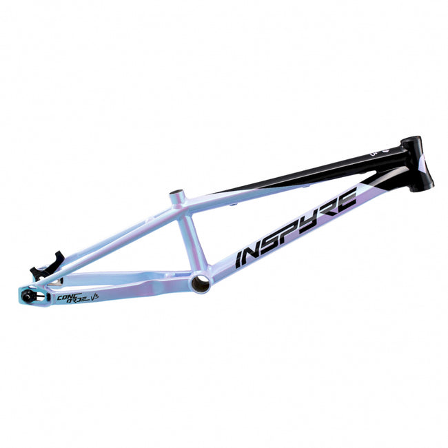 Inspyre Concord V3 Alloy BMX Race Frame-Black/Galactic Irridium - 1