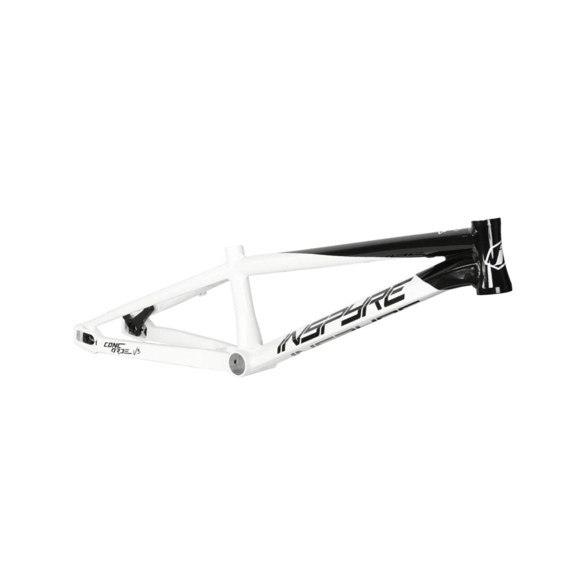 Inspyre Concord V3 Alloy BMX Race Frame-Gloss Black/White – J&R