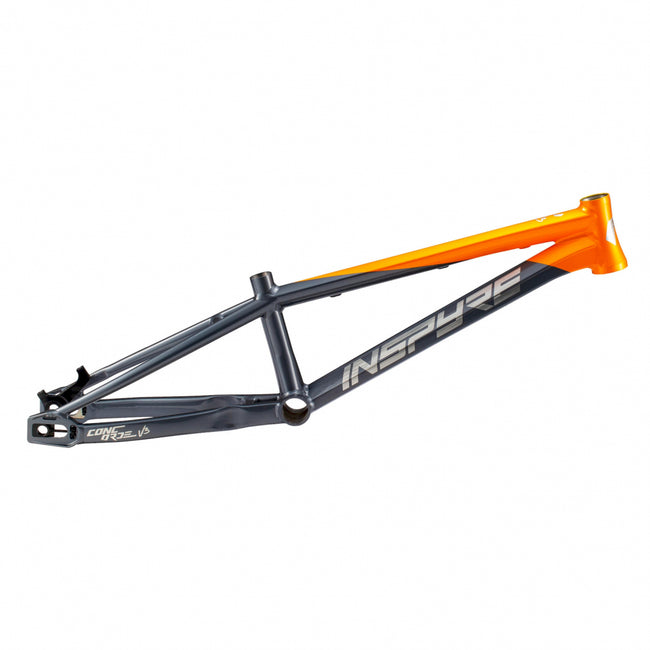 Inspyre Concord V3 Alloy BMX Race Frame-Orange/Gun Metal - 1