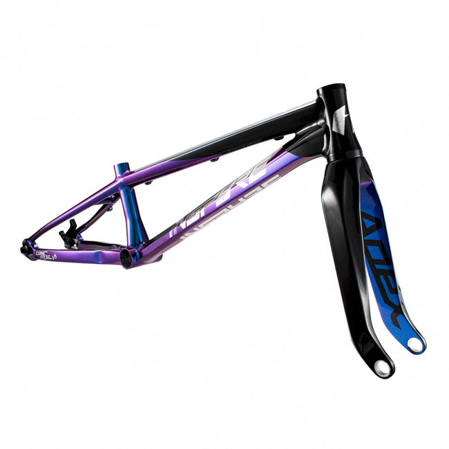 Inspyre Concord V3 Alloy BMX Race Frame-Black/Chameleon - 3