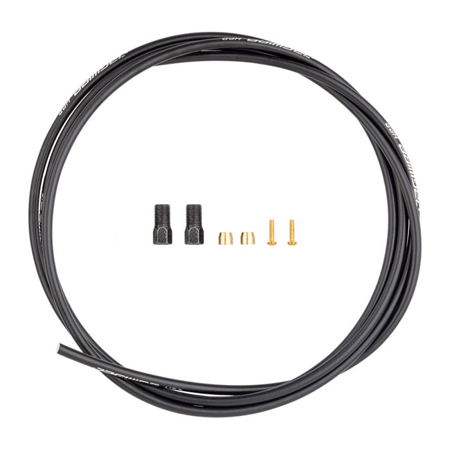 Jagwire Sport Mineral Oil Hydraulic Hose Kit for Shimano M975-Black-2000mm - 1