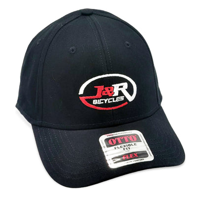 J&R Bicycles Logo Otto Flex Hat-Black