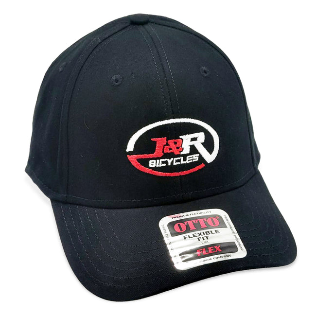 J&amp;R Bicycles Logo Otto Flex Hat-Black - 1