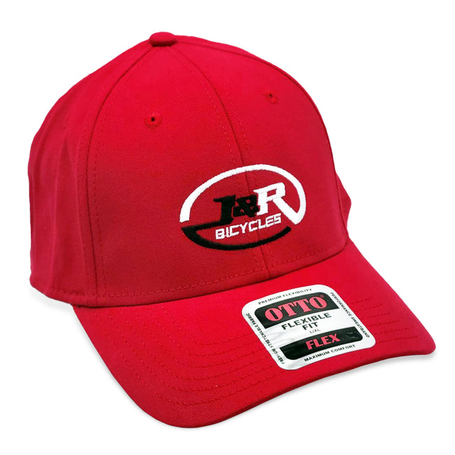 J&amp;R Bicycles Logo Otto Flex Hat-Red - 1