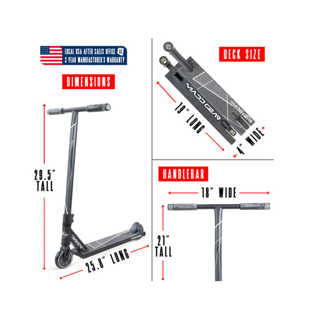 Madd Gear MG1 Raven Pro Scooter-Black - 4