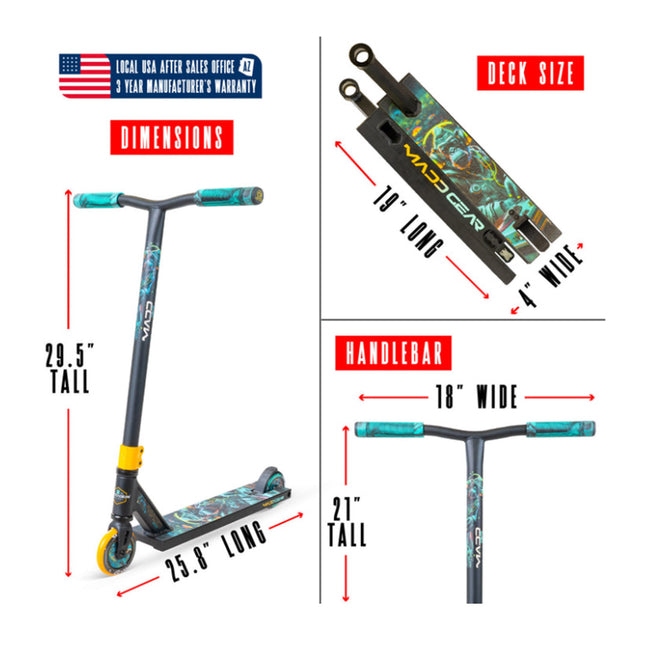 Madd Gear MG2 Obsidian Pro Scooter-DJ Rilla - 4