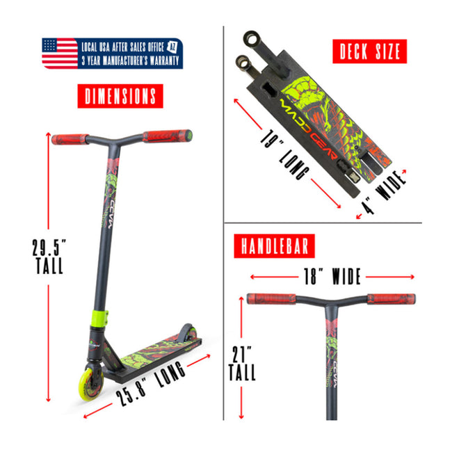 Madd Gear MG2 Obsidian Pro Scooter-Venom - 4