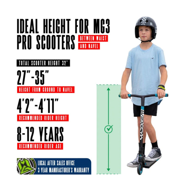 Madd Gear MG3 Zen Pro Scooter-Black/Blue - 5