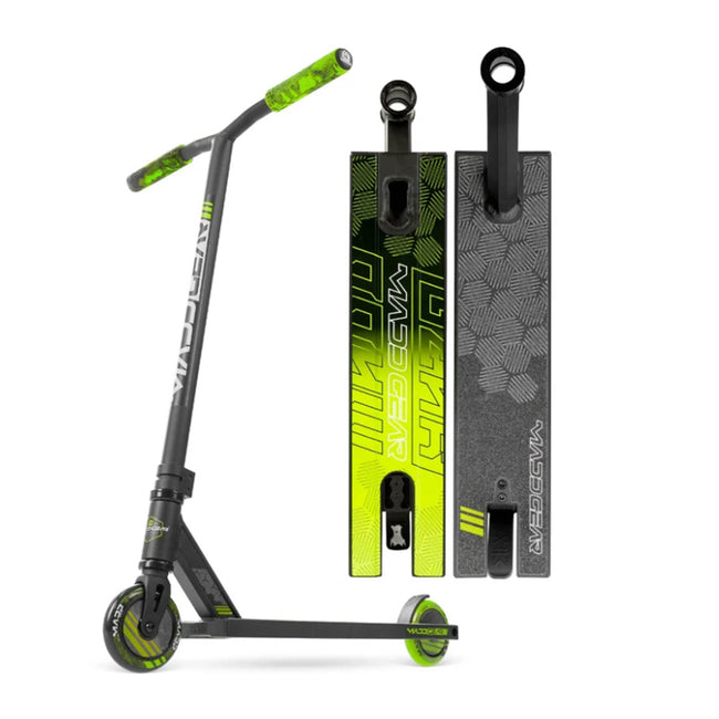Madd Gear MG3 Zen Pro Scooter-Black/Green - 1