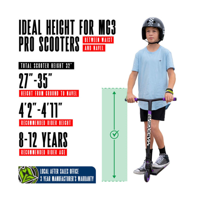 Madd Gear MG3 Zen Pro Scooter-Black/Purple - 5