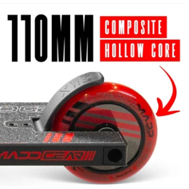 Madd Gear MG3 Zen Pro Scooter-Black/Red - 3
