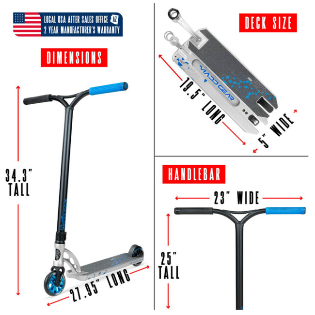 Madd Gear Origin 500 Pro Scooter-Scalene - 4