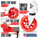 Madd Gear Rush 125 Light-Up Folding Scooter-White/Red - 4