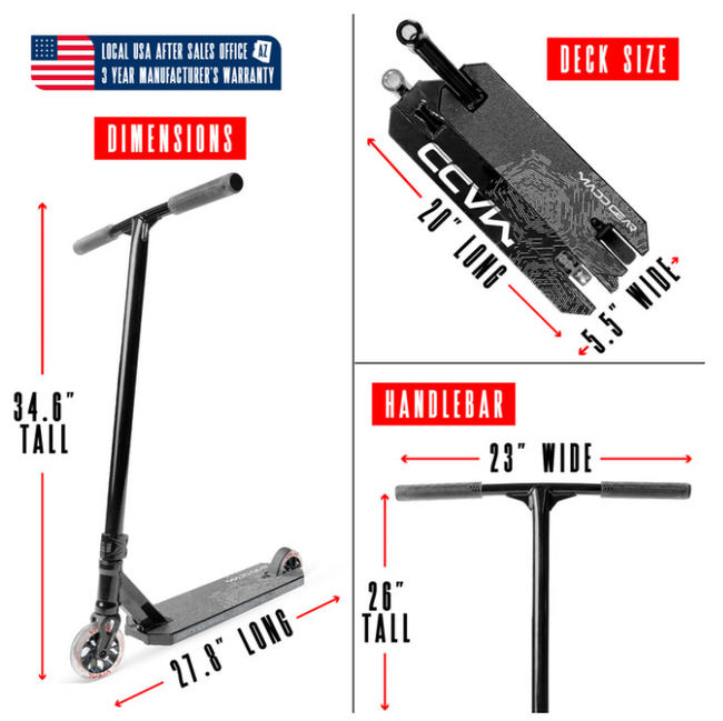 Madd Gear Viral Extreme Pro Scooter-Black Shadow - 4