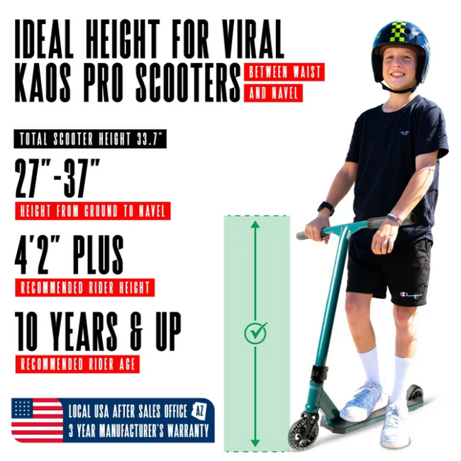 Madd Gear Viral Kaos Pro Scooter-Denim - 5