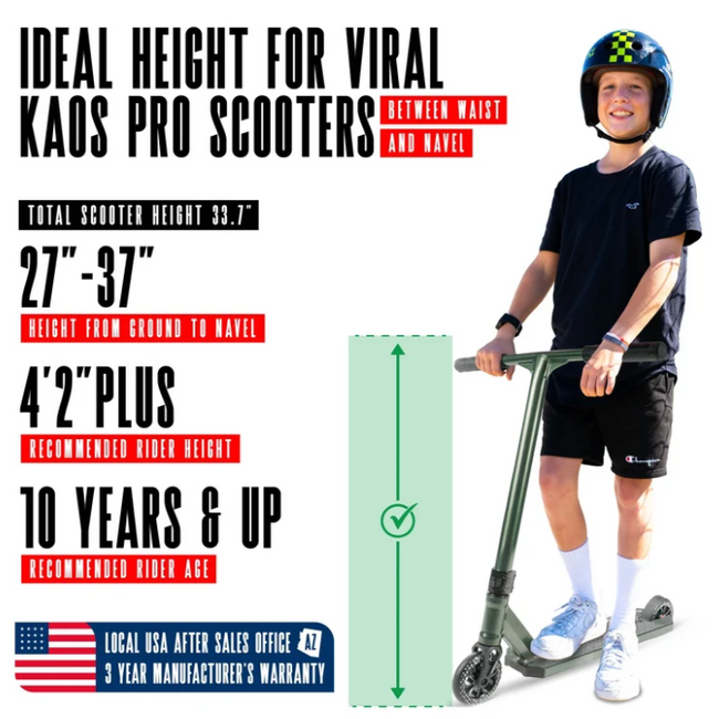 Madd Gear Viral Kaos Pro Scooter-Forest - 4