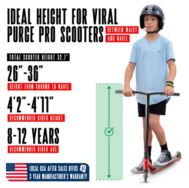Madd Gear Viral Purge Pro Scooter-Cherry - 5