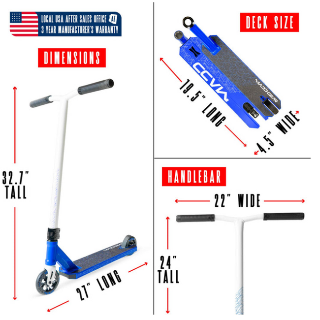 Madd Gear Viral Purge Pro Scooter-Cobalt - 4