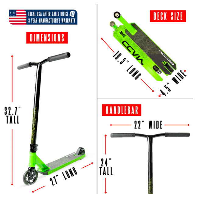 Madd Gear Viral Purge Pro Scooter-Jade - 4
