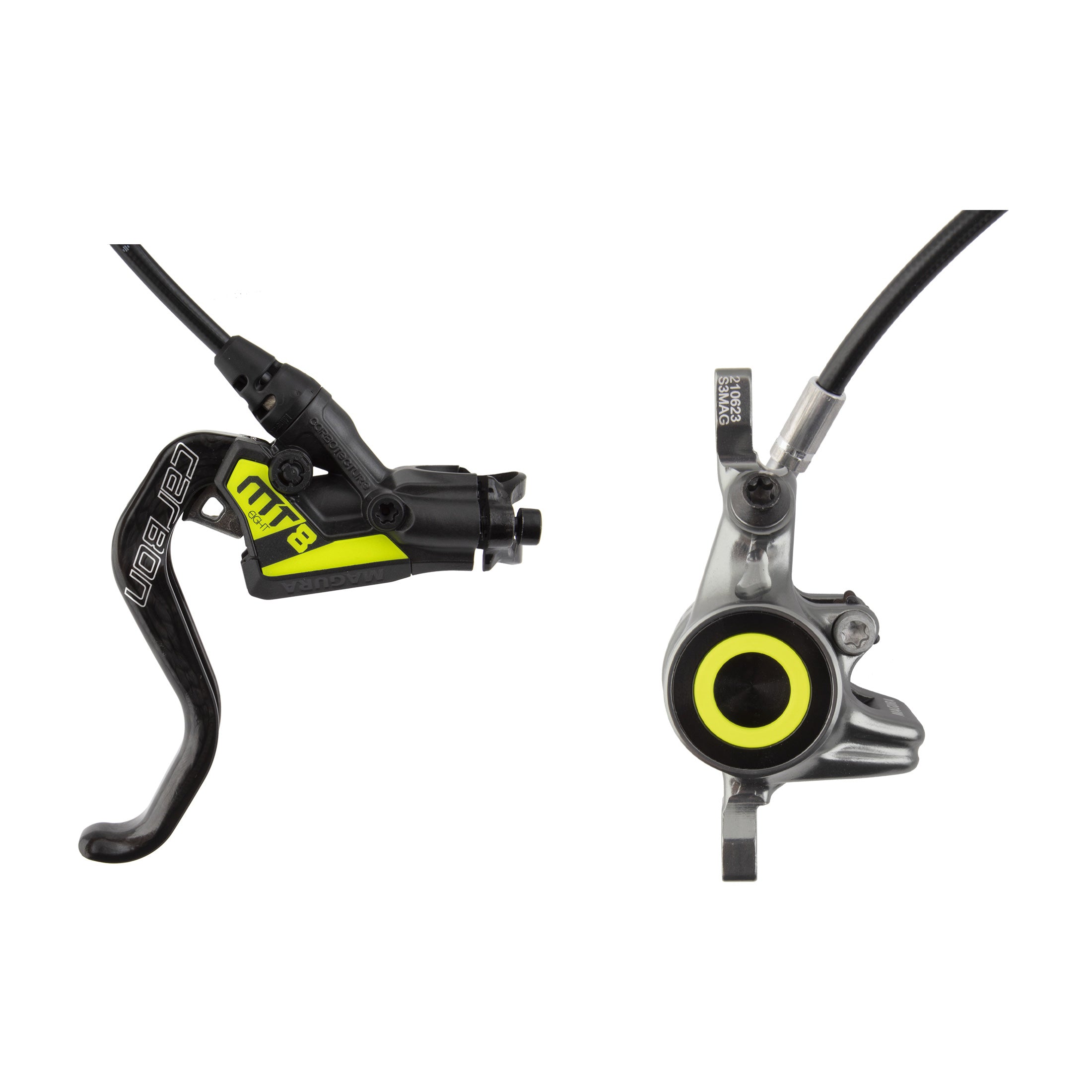 MAGURA MT8 SL 新品 Magura MT8 SL Brake and Lever Kit-Green-Neon Yellow – J&R Bicycles