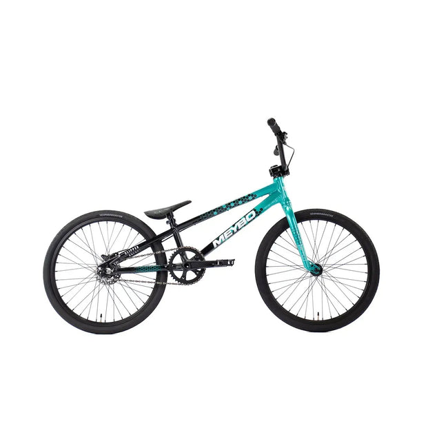 Meybo Clipper Junior (18.7"TT) BMX Race Bike-Black/Green/White - 1