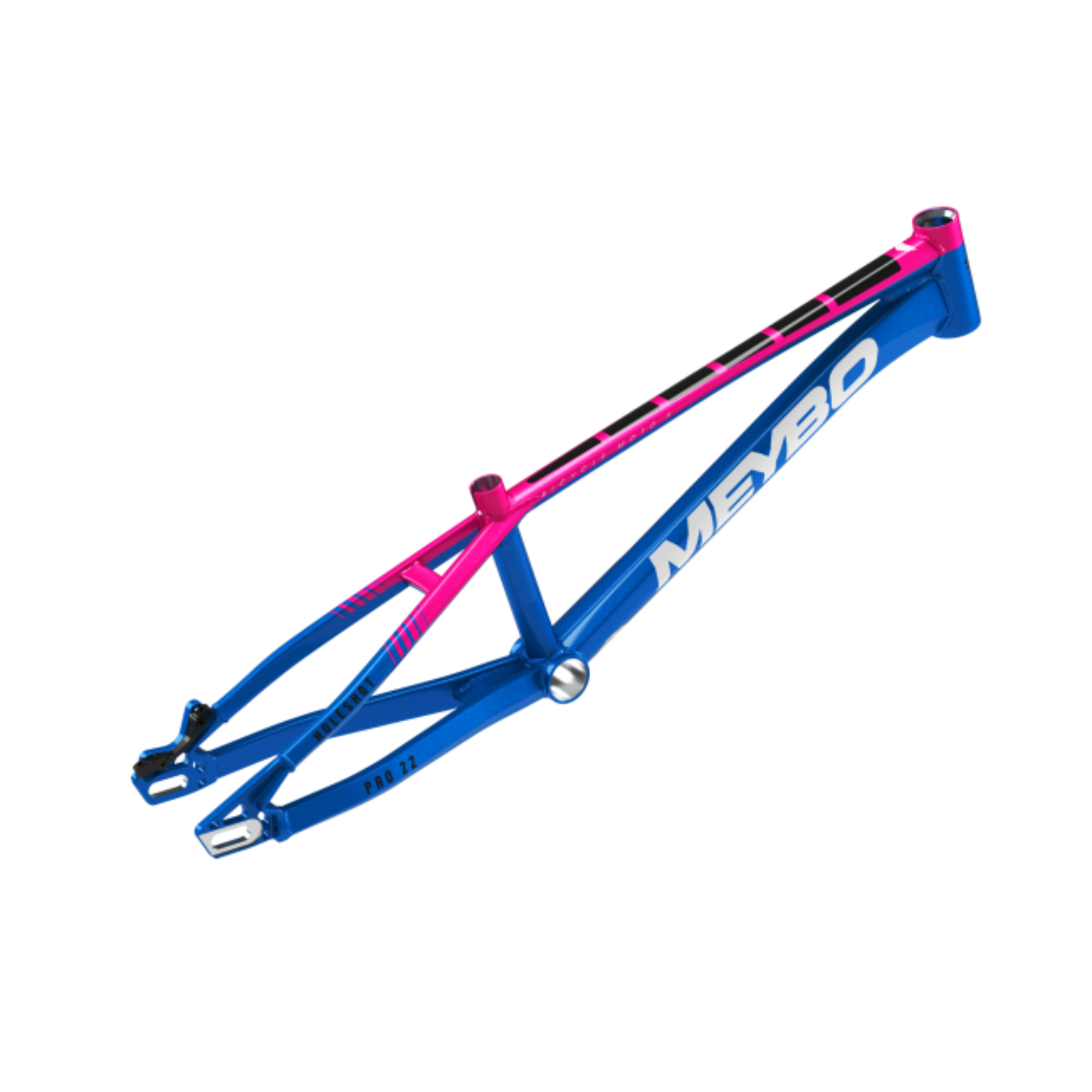 Meybo Holeshot Alloy BMX Race Frame-Blue/Pink/Black – J&R Bicycles