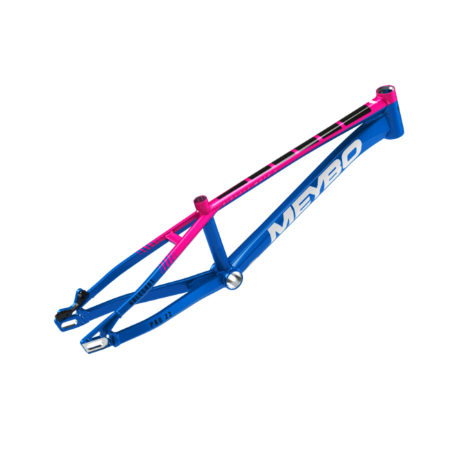 Meybo Holeshot Alloy BMX Race Frame-Blue/Pink/Black - 2