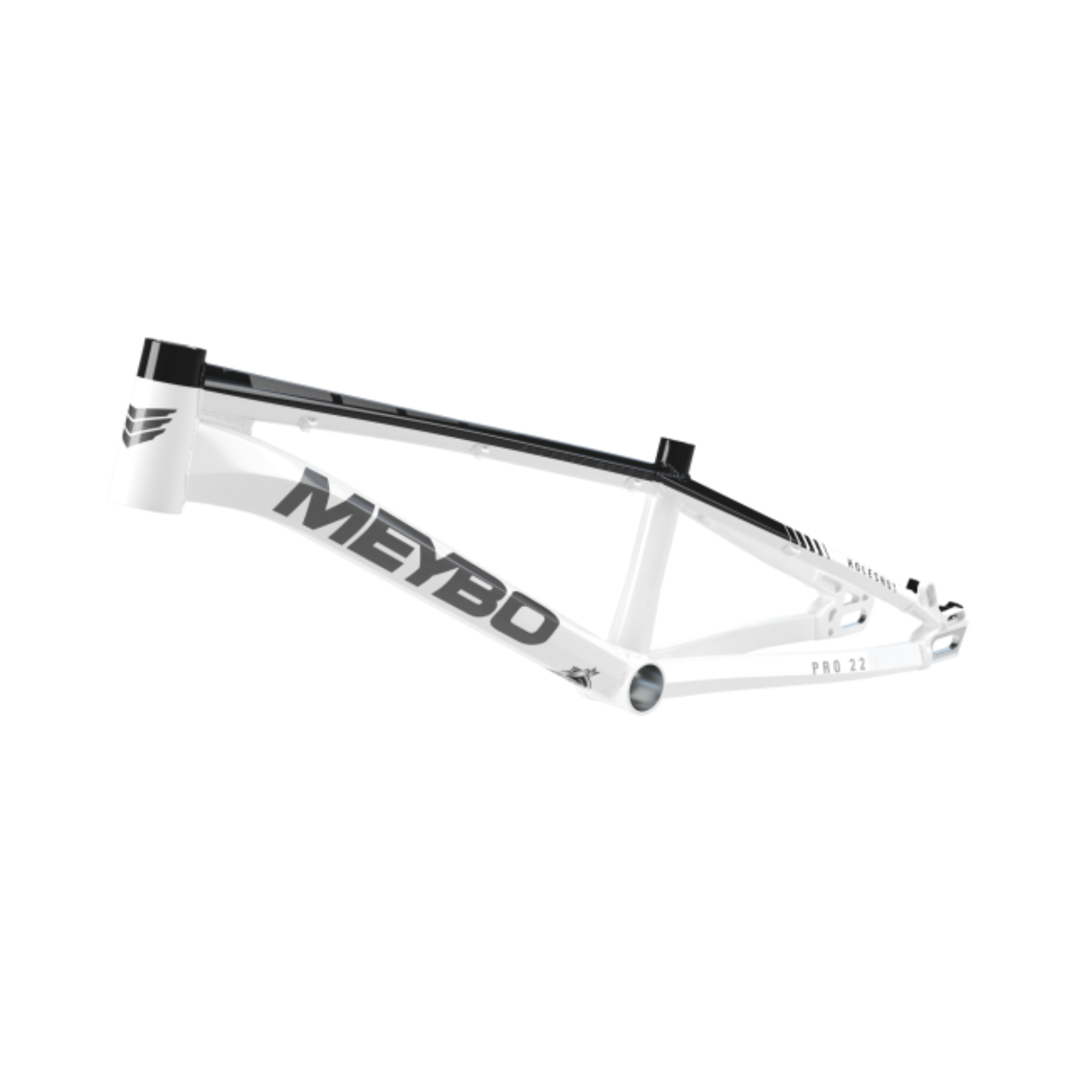 Meybo Holeshot Alloy BMX Race Frame-White/Black/Grey – J&R