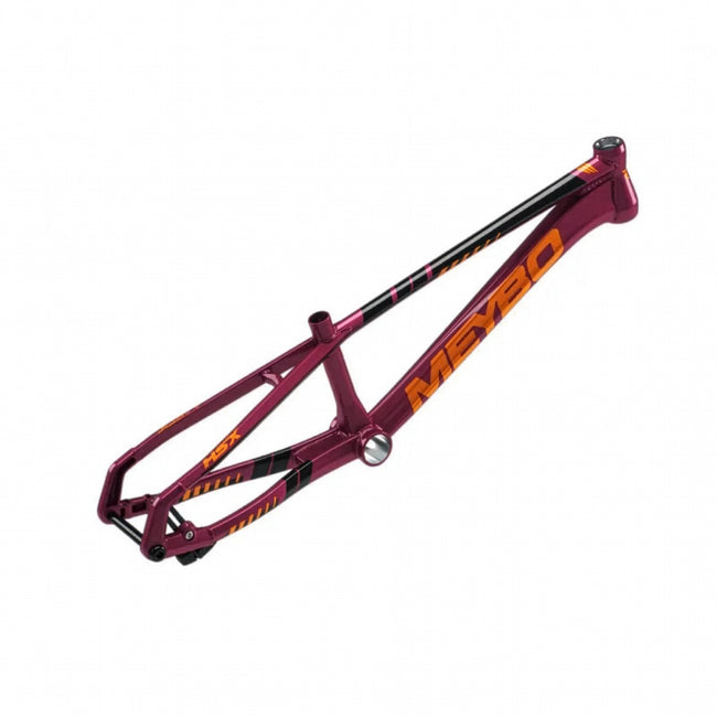 Meybo HSX Alloy BMX Race Frame-Berry/Orange/Black - 2