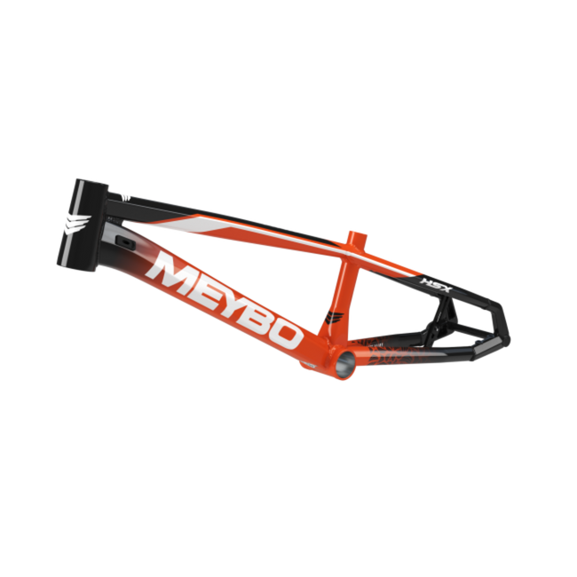 Meybo HSX Alloy BMX Race Frame-Orange/Black/White - 1