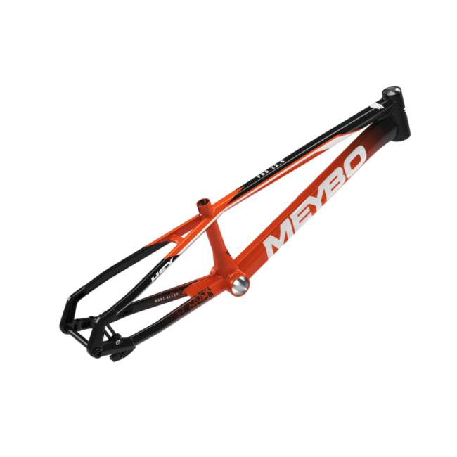 Meybo HSX Alloy BMX Race Frame-Orange/Black/White - 2