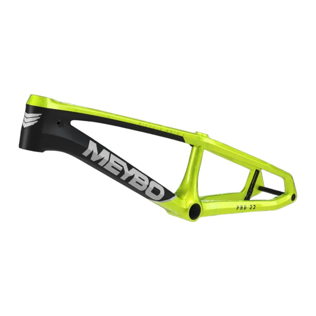 Meybo HSX Carbon BMX Race Frame-Matte Black/Black/Green - 1