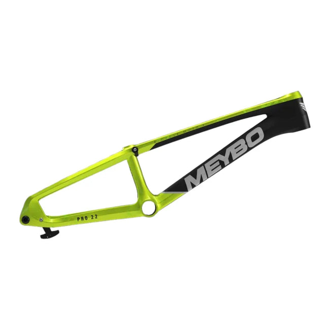 Meybo HSX Carbon BMX Race Frame-Matte Black/Black/Green - 2
