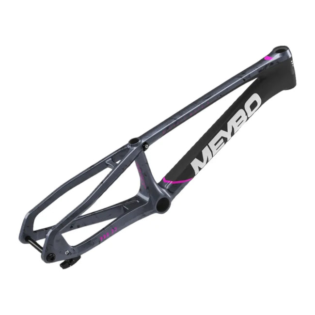 Meybo HSX Carbon BMX Race Frame-Matte Black/Pink/Grey - 2