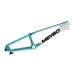 Meybo HSX Carbon BMX Race Frame-Matte White/Orange/Teal - 1