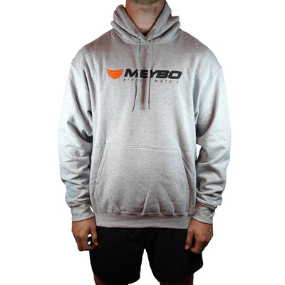 Meybo Logo Hoodie-Heather Grey