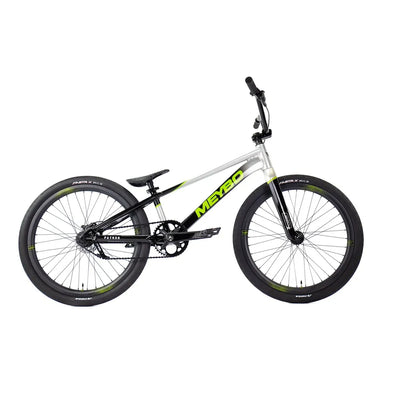 Meybo Patron Pro XL (21.5"TT) BMX Race Bike-Black/Grey/Lime