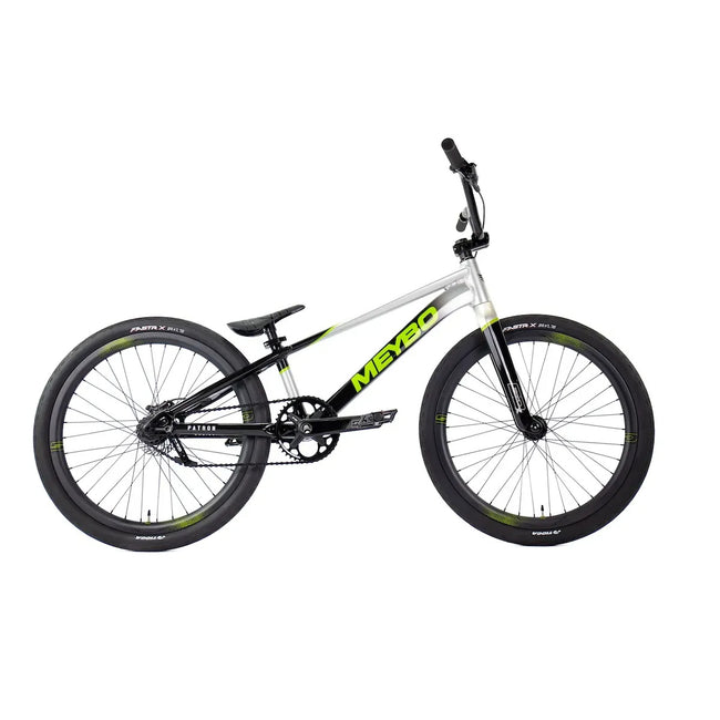 Meybo Patron Pro XXL (22"TT) BMX Race Bike-Black/Grey/Lime - 1