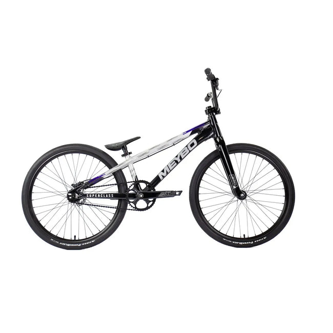 Meybo Superclass Cruiser Pro XXL (22"TT) BMX Race Bike-Black/Grey/Purple - 1