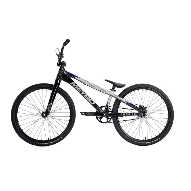 Meybo Superclass Cruiser Pro XXL (22"TT) BMX Race Bike-Black/Grey/Purple - 3